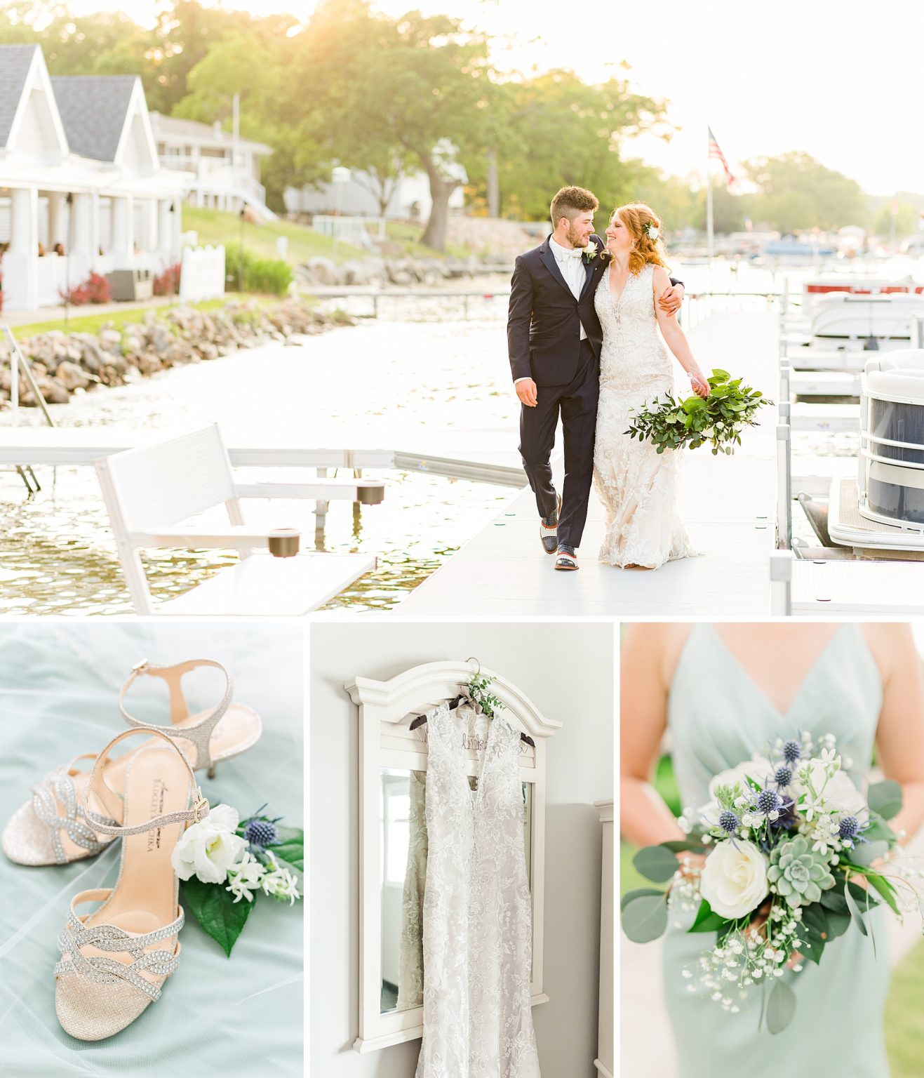 Bay Pointe Inn Wedding | Allie & Tanner | Portraits by Mandy