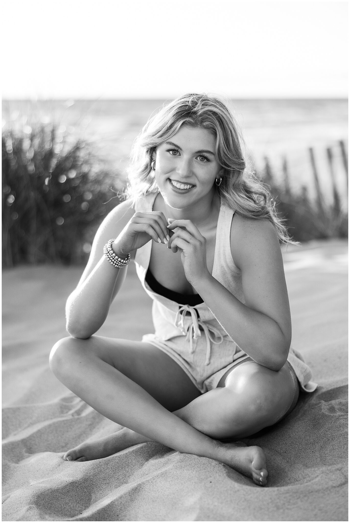 Dreamy Beach Senior Session | Abby | Portraits by Mandy